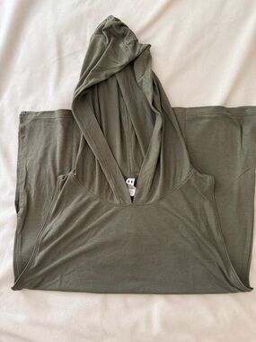 Under Armour Olive Hooded Muscle Tank